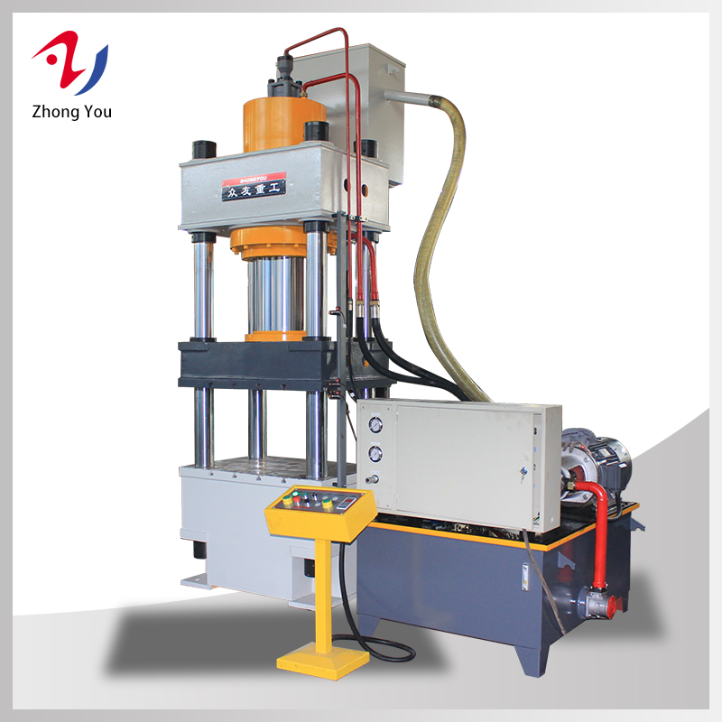 全自動(dòng)汽車(chē)內(nèi)飾成型315噸四柱油壓機(jī)壓制工藝動(dòng)